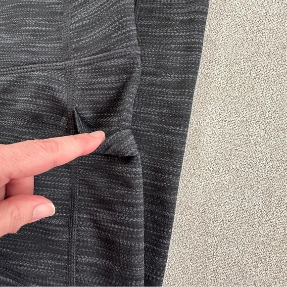 Mondetta Brushed Jacquard Legging. Gray/Black. Small. - Picture 9 of 9
